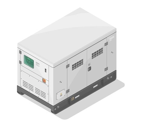 Diesel generator visual emphasizing industrial power backup and efficiency. Diesel generator visual emphasizing industrial power backup and efficiency.